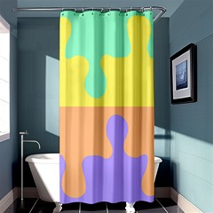 Puzzle Gender Shower Curtain 36  X 72  (stall)  by Mariart