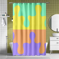 Puzzle Gender Shower Curtain 48  X 72  (small)  by Mariart