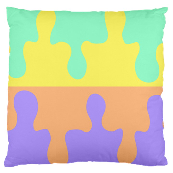 Puzzle Gender Large Cushion Case (Two Sides)