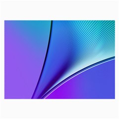 Line Blue Light Space Purple Large Glasses Cloth (2-side)