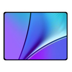 Line Blue Light Space Purple Fleece Blanket (small)