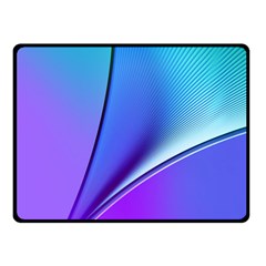 Line Blue Light Space Purple Double Sided Fleece Blanket (small)  by Mariart