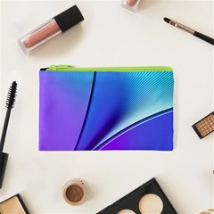 Line Blue Light Space Purple Cosmetic Bag (xs)