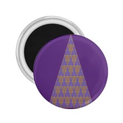 Pyramid Triangle  Purple 2 25  Magnets