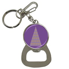 Pyramid Triangle  Purple Button Necklaces by Mariart