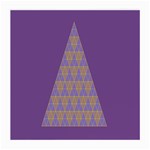 Pyramid Triangle  Purple Medium Glasses Cloth Front