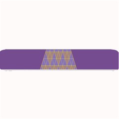 Pyramid Triangle  Purple Small Bar Mats by Mariart