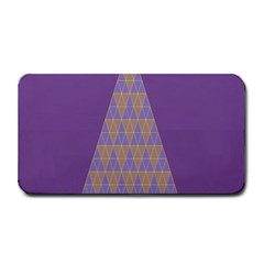 Pyramid Triangle  Purple Medium Bar Mats by Mariart