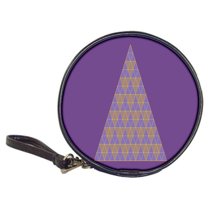 Pyramid Triangle  Purple Classic 20-CD Wallets