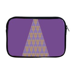 Pyramid Triangle  Purple Apple Macbook Pro 17  Zipper Case by Mariart