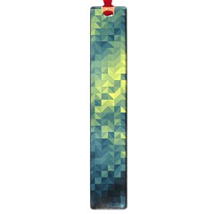 Polygon Dark Triangle Green Blacj Yellow Large Book Marks by Mariart