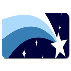 Star Gender Flags Large Doormat  by Mariart