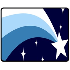 Star Gender Flags Fleece Blanket (medium)  by Mariart