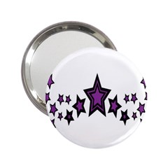 Star Purple Space 2 25  Handbag Mirrors by Mariart