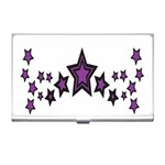 Star Purple Space Business Card Holders Front