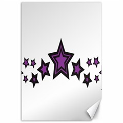 Star Purple Space Canvas 20  X 30  