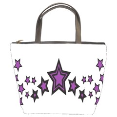 Star Purple Space Bucket Bags by Mariart