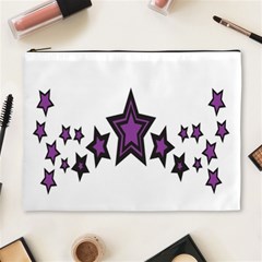 Star Purple Space Cosmetic Bag (xl) by Mariart