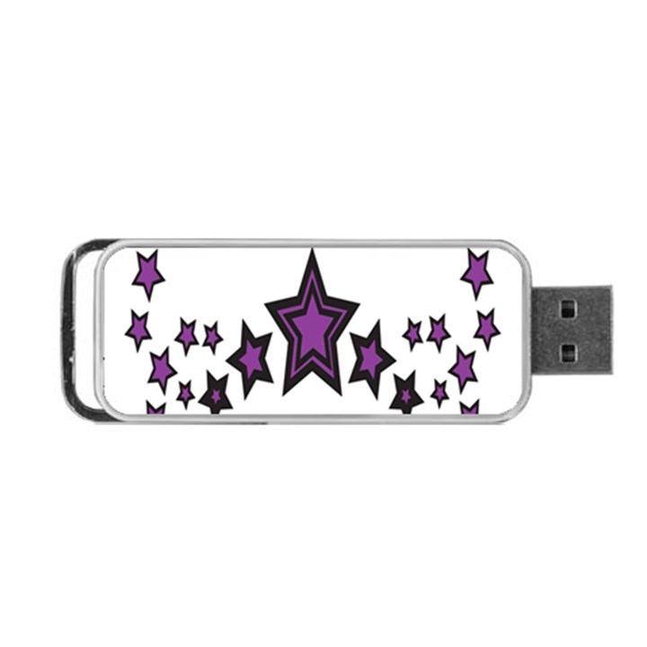 Star Purple Space Portable USB Flash (Two Sides)