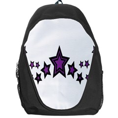 Star Purple Space Backpack Bag by Mariart