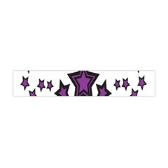 Star Purple Space Flano Scarf (mini) by Mariart