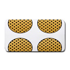 Star Circle Orange Round Polka Medium Bar Mats by Mariart