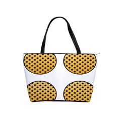 Star Circle Orange Round Polka Shoulder Handbags by Mariart