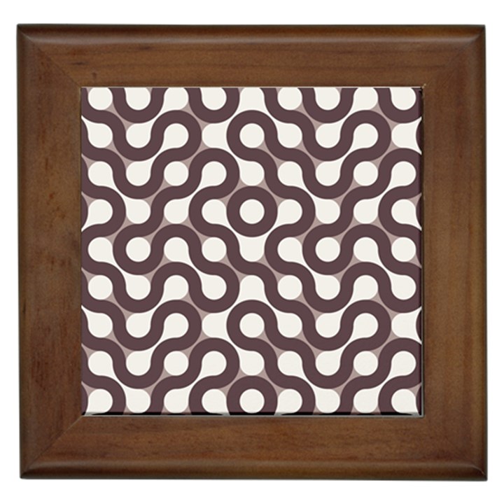 Seamless Geometric Circle Framed Tiles