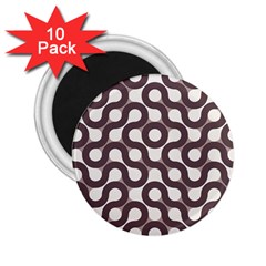 Seamless Geometric Circle 2 25  Magnets (10 Pack) 