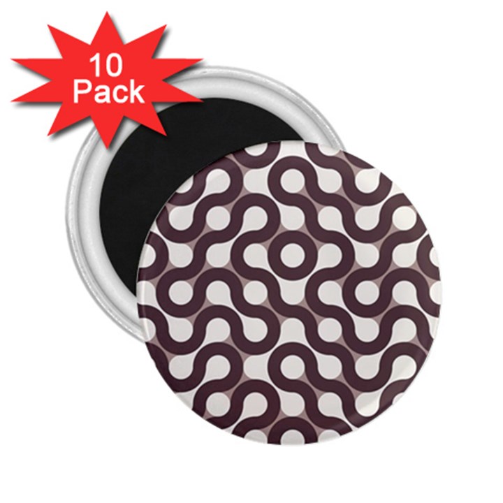 Seamless Geometric Circle 2.25  Magnets (10 pack) 