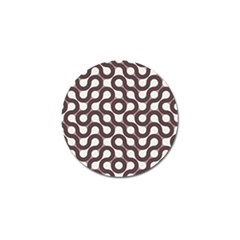 Seamless Geometric Circle Golf Ball Marker (4 Pack)