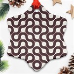 Seamless Geometric Circle Ornament (Snowflake) Front