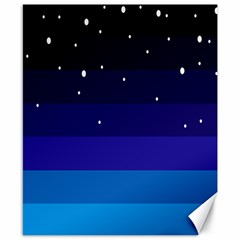 Stra Polkadot Polka Gender Flags Canvas 8  X 10 