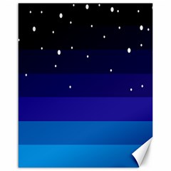 Stra Polkadot Polka Gender Flags Canvas 16  X 20   by Mariart