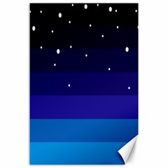 Stra Polkadot Polka Gender Flags Canvas 24  X 36  by Mariart