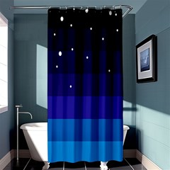 Stra Polkadot Polka Gender Flags Shower Curtain 36  X 72  (stall)  by Mariart