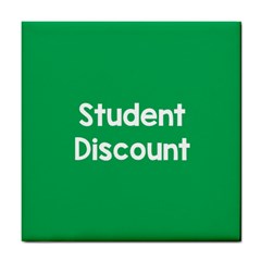 Student Discound Sale Green Tile Coasters by Mariart