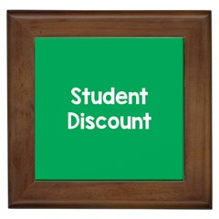 Student Discound Sale Green Framed Tiles