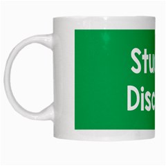 Student Discound Sale Green White Mugs