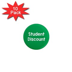 Student Discound Sale Green 1  Mini Magnet (10 Pack)  by Mariart