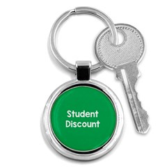 Student Discound Sale Green Key Chains (round)  by Mariart