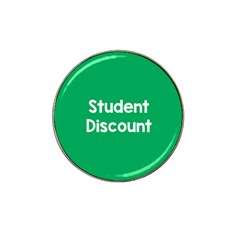 Student Discound Sale Green Hat Clip Ball Marker by Mariart