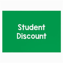 Student Discound Sale Green Large Glasses Cloth