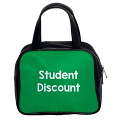 Student Discound Sale Green Classic Handbags (2 Sides) by Mariart