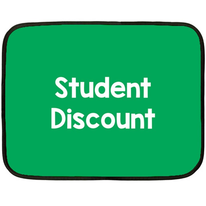 Student Discound Sale Green Fleece Blanket (Mini)