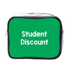 Student Discound Sale Green Mini Toiletries Bags