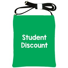 Student Discound Sale Green Shoulder Sling Bags by Mariart