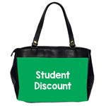 Student Discound Sale Green Office Handbags (2 Sides)  Back