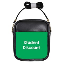 Student Discound Sale Green Girls Sling Bags by Mariart