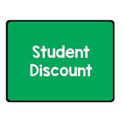 Student Discound Sale Green Fleece Blanket (small) by Mariart